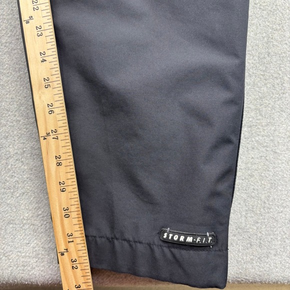 Nike Golf Rain Pants Mens XL Black Storm Fit Elastic Waist Drawstring Pockets - Picture 8 of 11
